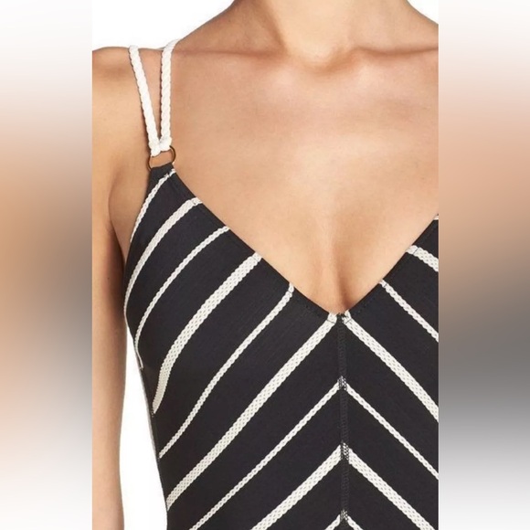 Robin Piccone One Piece Swimsuit “Harper” w/adjustable Braided Straps. Size 10 - Picture 3 of 8